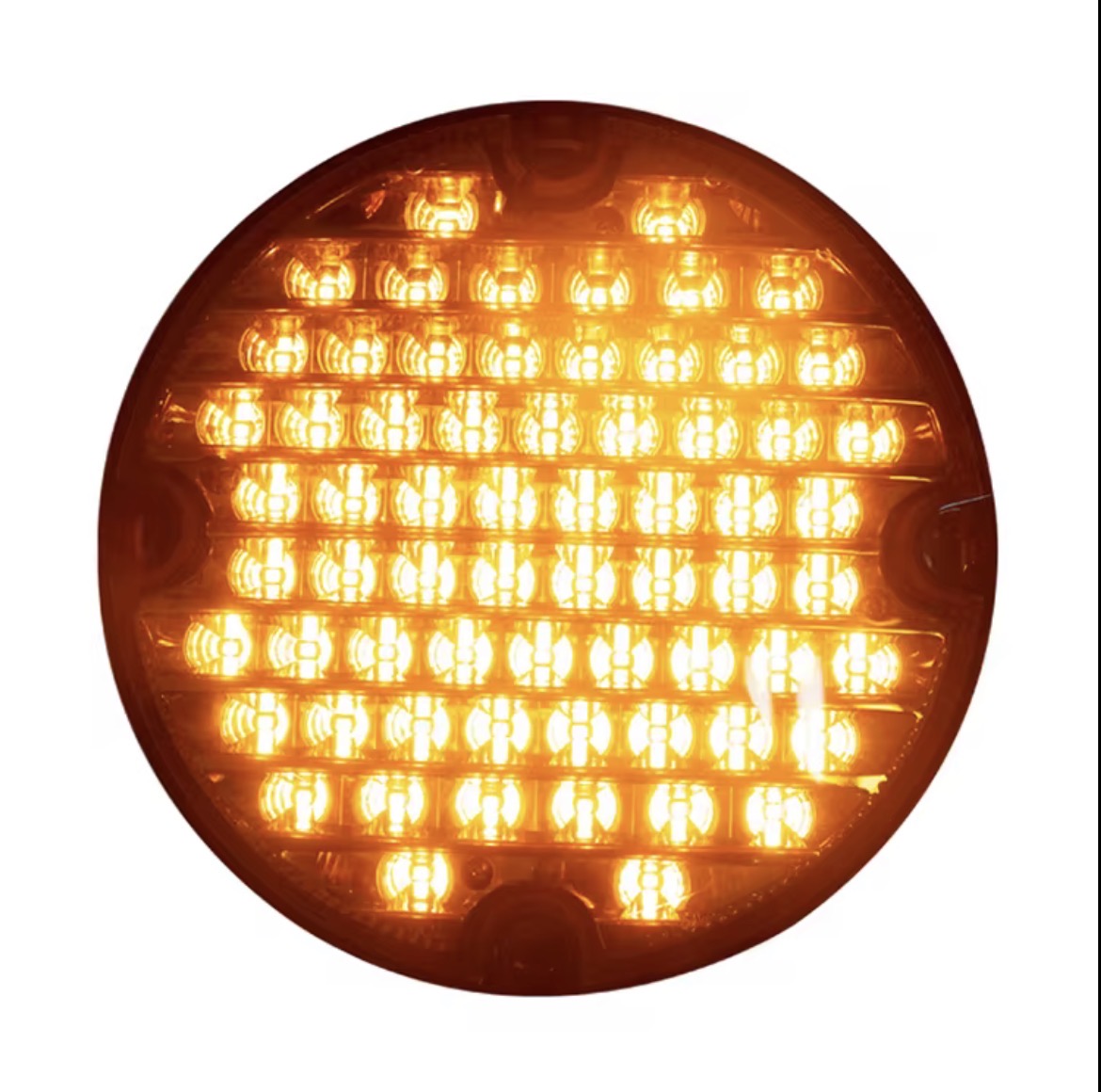 DOT Approval 24V Amber Red Round School Bus Beacon Light LED Flashing Warning Lights