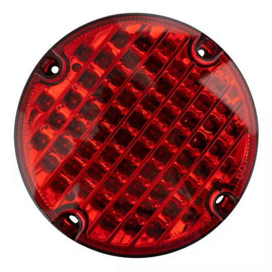 DOT Approval 24V Amber Red Round School Bus Beacon Light LED Flashing Warning Lights
